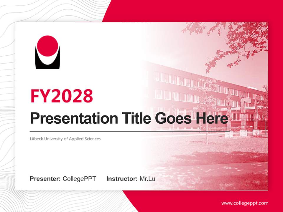 Lübeck University of Applied Sciences Academic Presentation/Research Findings Report PPT Template4:3 ratio PPT effect preview image5