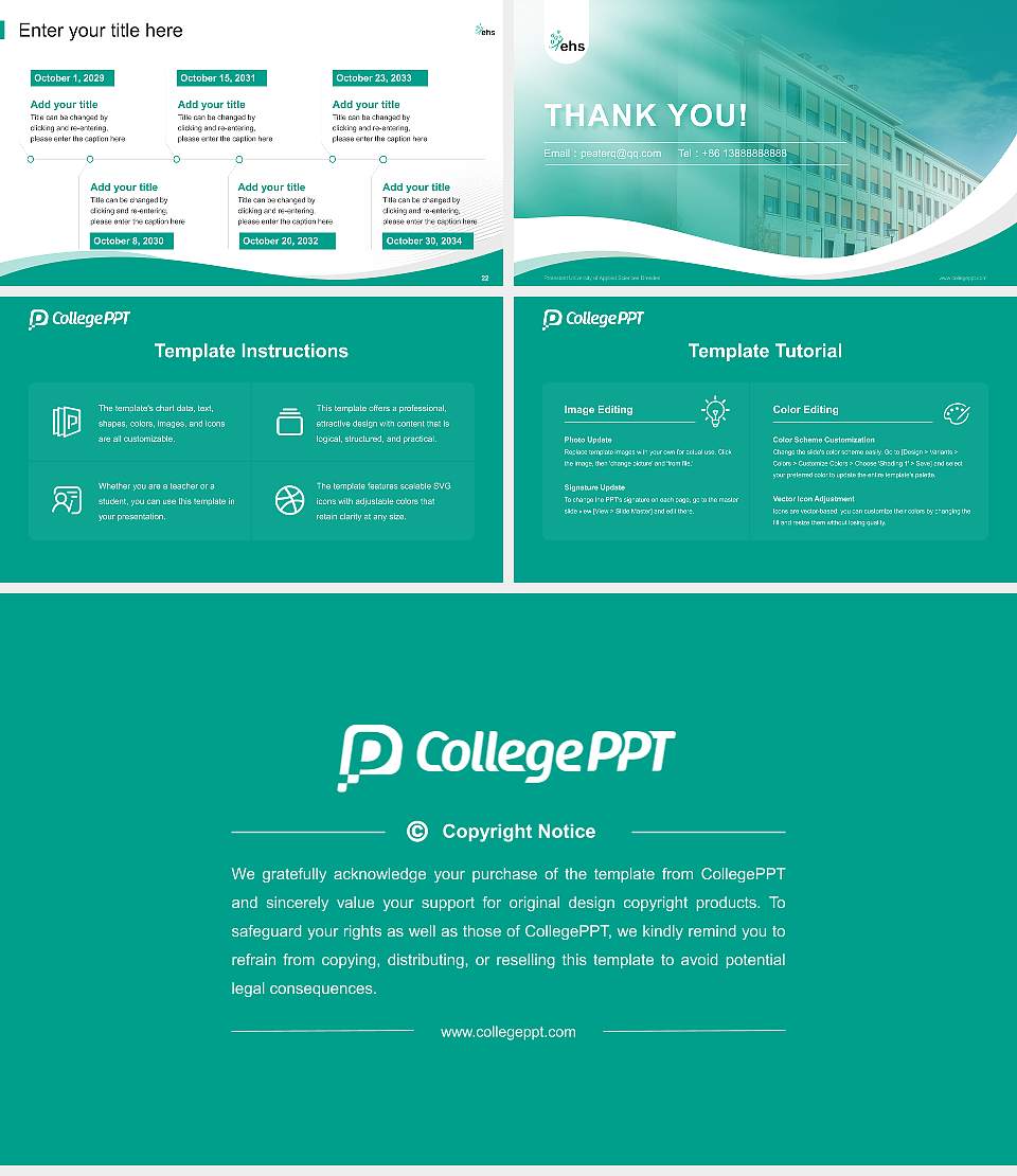 Protestant University of Applied Sciences Dresden Lecture Sharing and Networking Event PPT Template16:9 ratio PPT effect preview image4