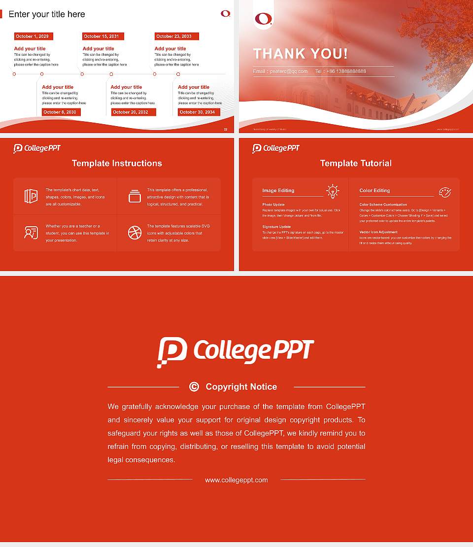 Nuremberg University of Music Lecture Sharing and Networking Event PPT Template16:9 ratio PPT effect preview image4