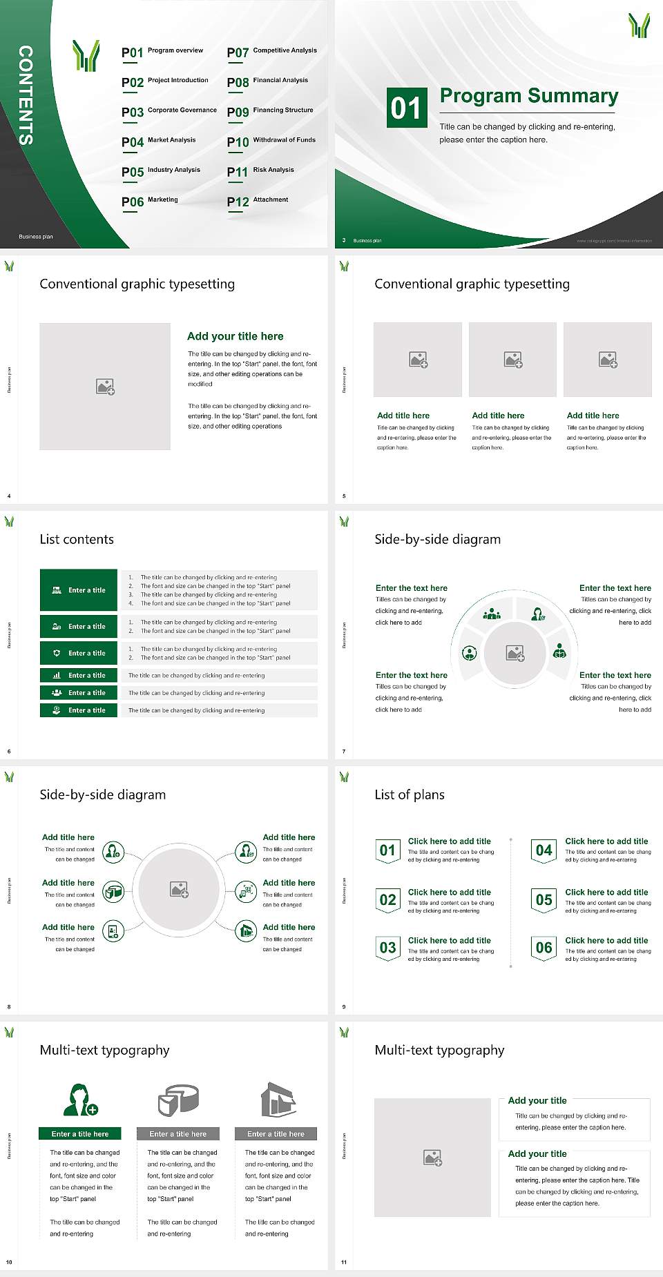 Ludwigsburg University of Education Competition/Entrepreneurship Contest PPT Template4:3 ratio PPT effect preview image2
