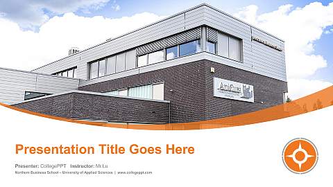 Northern Business School – University of Applied Sciences Course/Courseware Creation PPT Template
