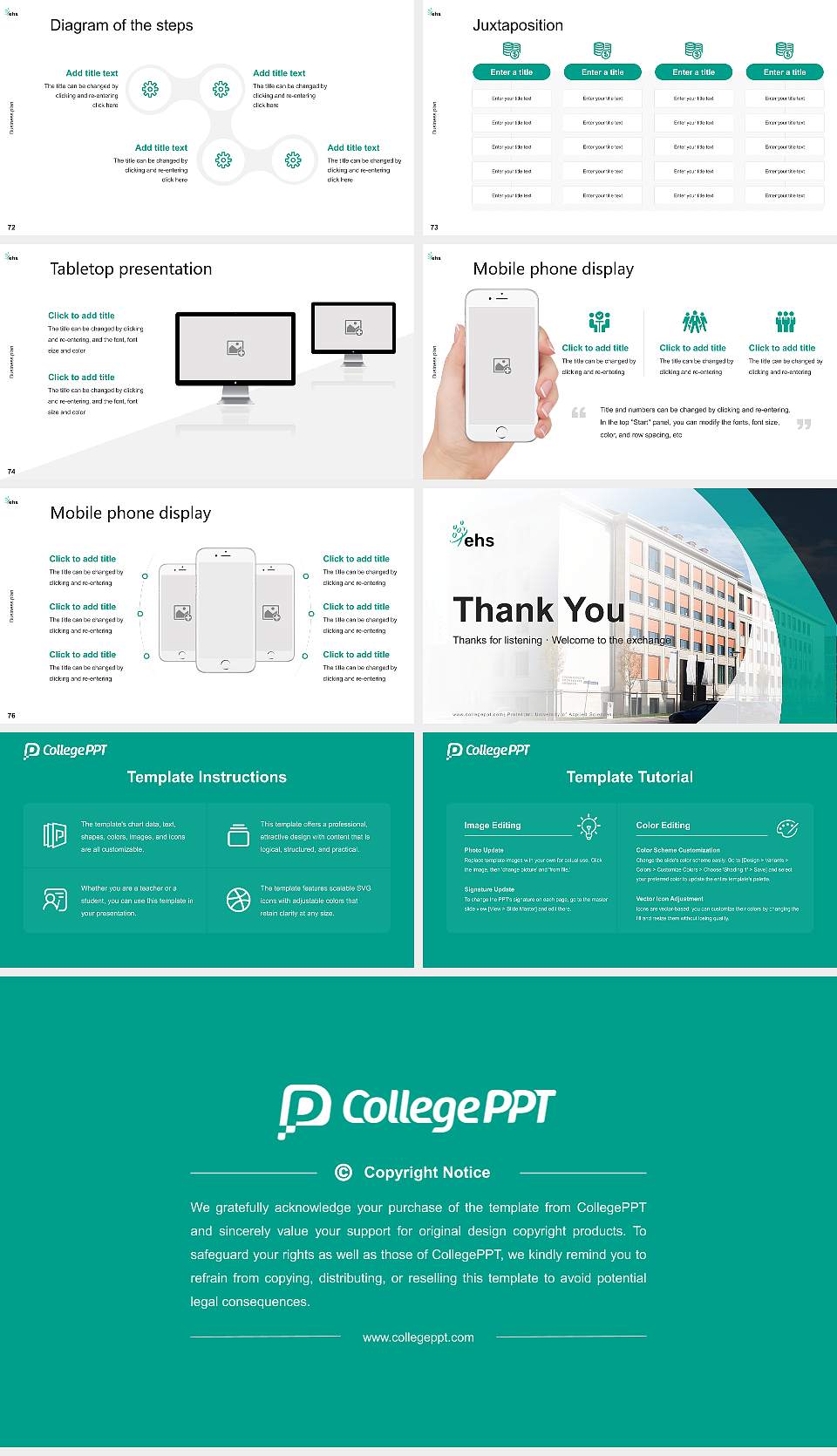Protestant University of Applied Sciences Dresden Competition/Entrepreneurship Contest PPT Template16:9 ratio PPT effect preview image9
