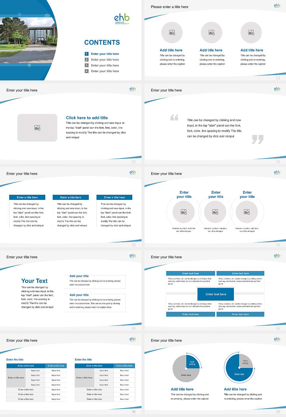 Protestant University of Applied Sciences Berlin Course/Courseware Creation PPT Template16:9 ratio PPT effect preview image2