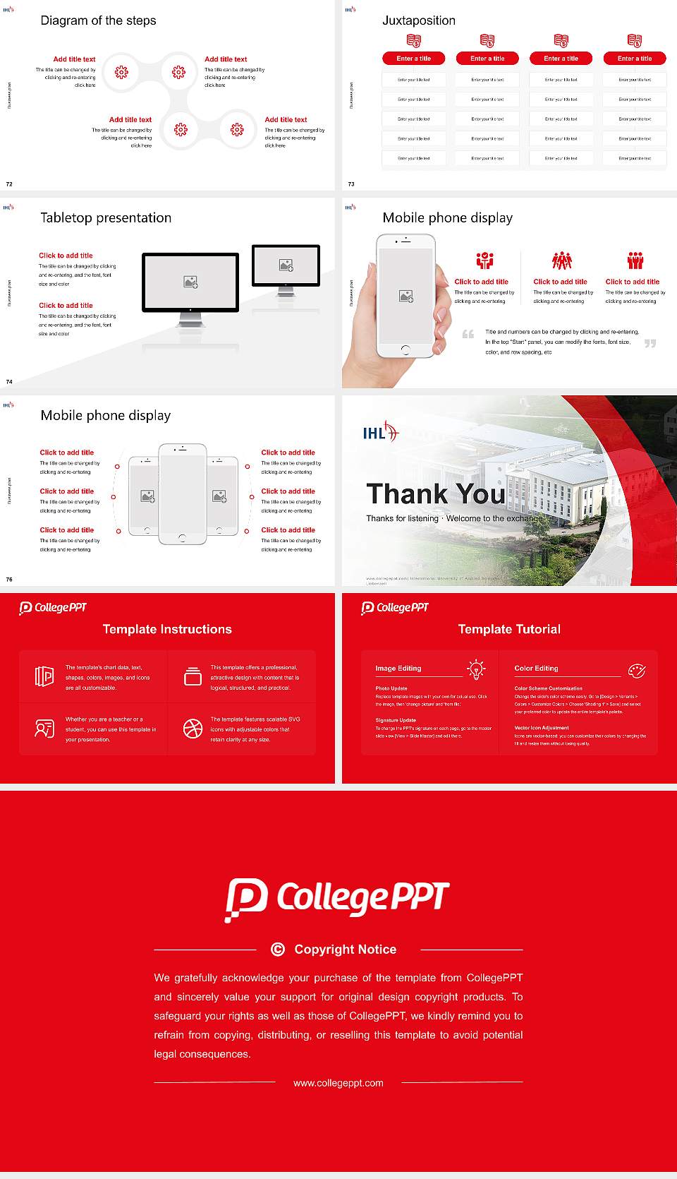 International University of Applied Sciences Liebenzell Competition/Entrepreneurship Contest PPT Template16:9 ratio PPT effect preview image9
