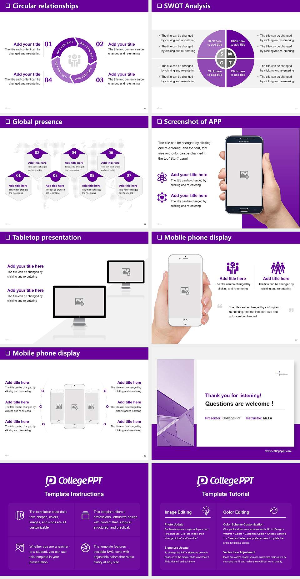 Protestant University of Applied Sciences Darmstadt General PPT Template4:3 ratio PPT effect preview image5