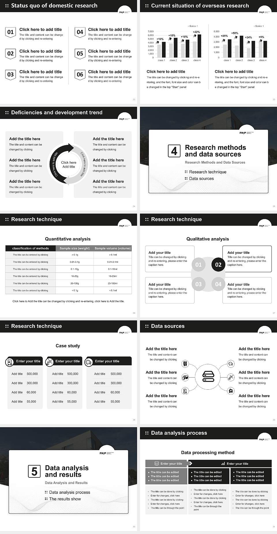 Potsdam University of Applied Sciences Graduation Thesis Defense PPT Template4:3 ratio PPT effect preview image4
