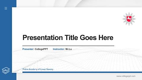 Police Academy of Lower Saxony Thesis Proposal/Graduation Defense PPT Template