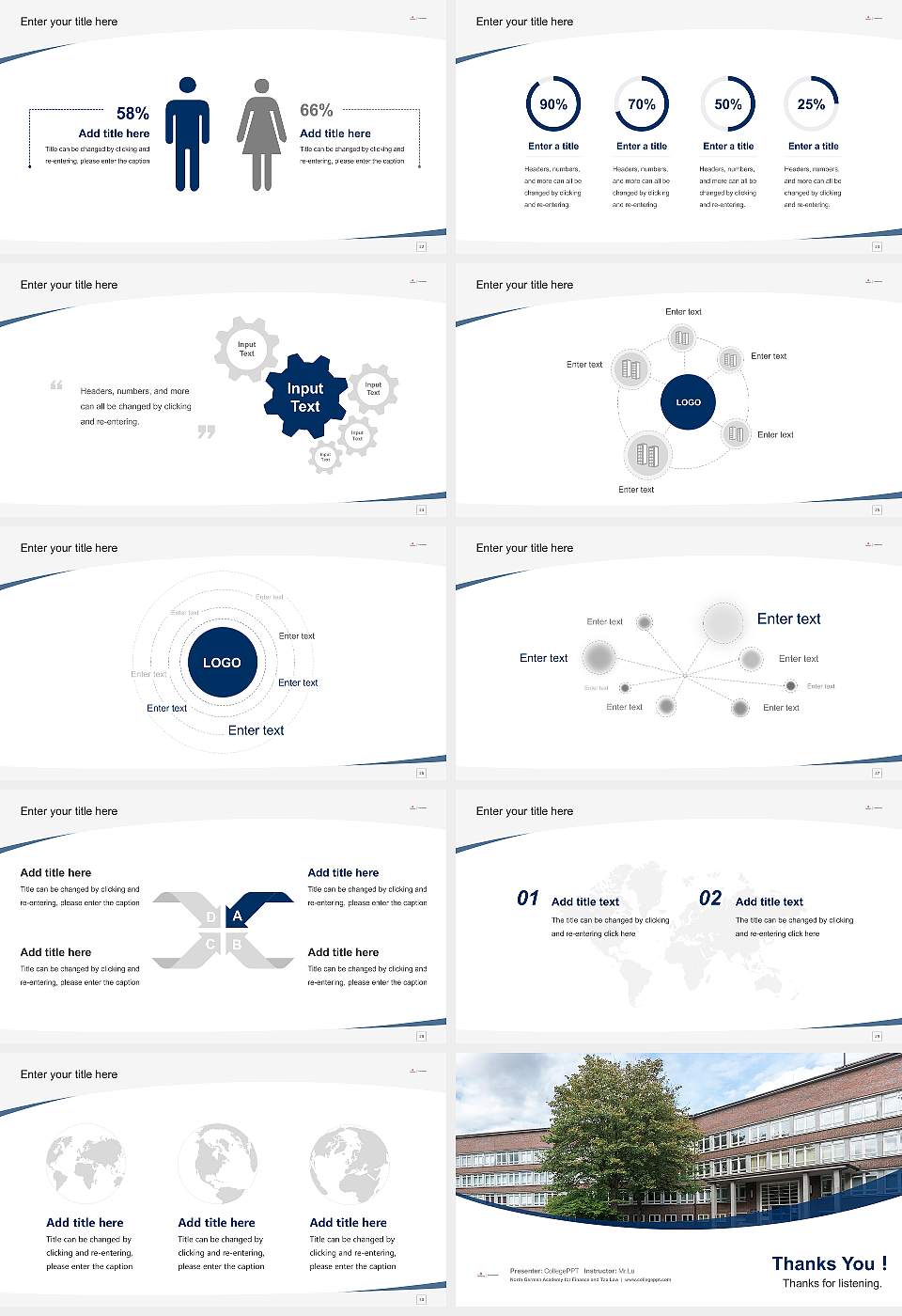 North German Academy for Finance and Tax Law Course/Courseware Creation PPT Template16:9 ratio PPT effect preview image4