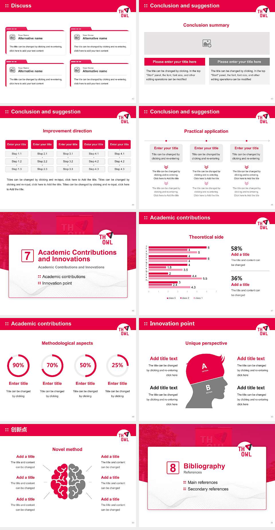 Ostwestfalen-Lippe University of Applied Sciences – Höxter campus Graduation Thesis Defense PPT Template4:3 ratio PPT effect preview image6