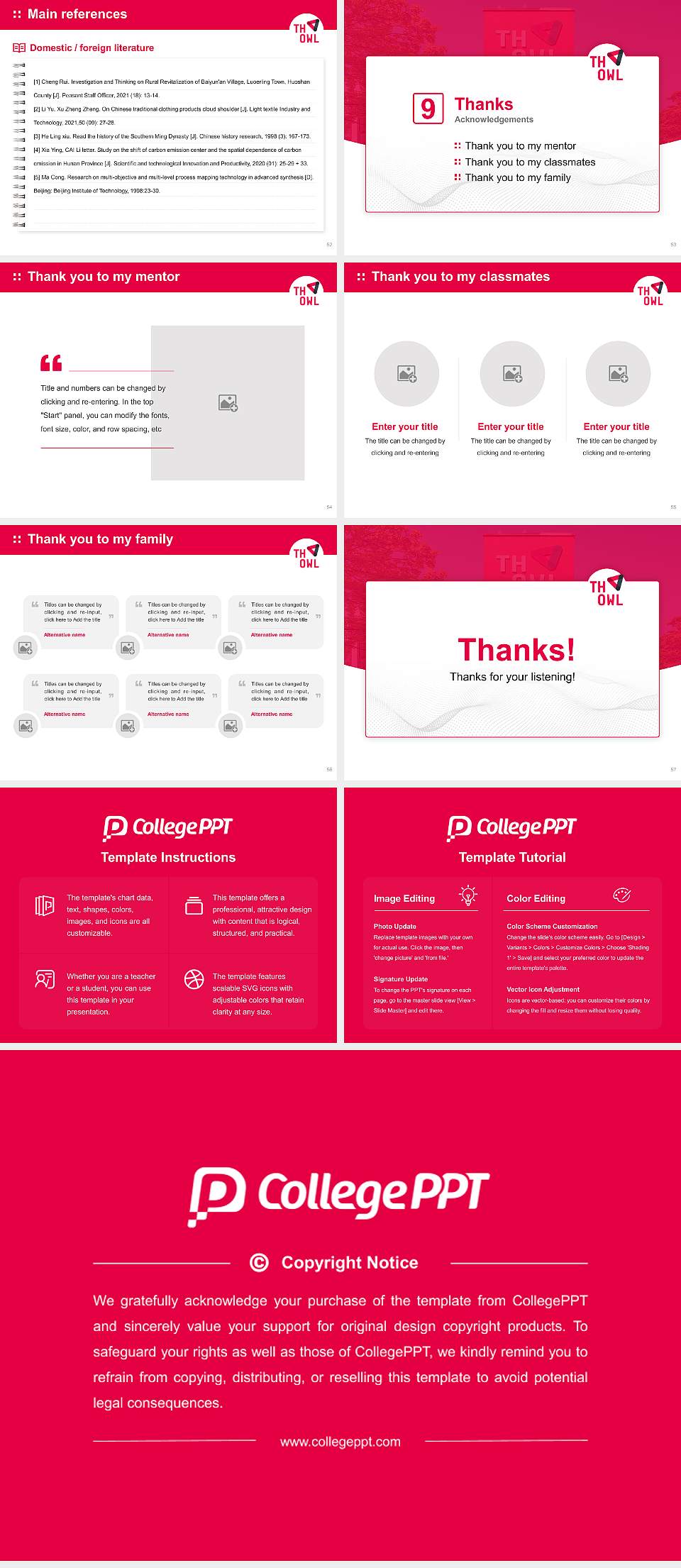Ostwestfalen-Lippe University of Applied Sciences – Höxter campus Graduation Thesis Defense PPT Template4:3 ratio PPT effect preview image7