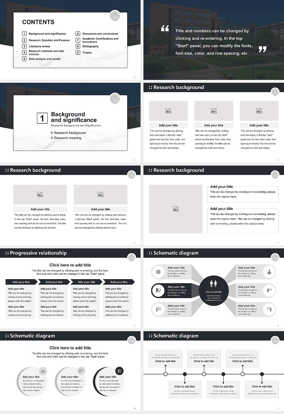 Leipzig University – Geisteswissenschaftliches Zentrum campus Graduation Thesis Defense PPT Template16:9 ratio PPT effect preview image2