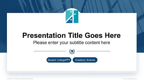 Koblenz University of Applied Sciences National Scholarship Defense PPT Template