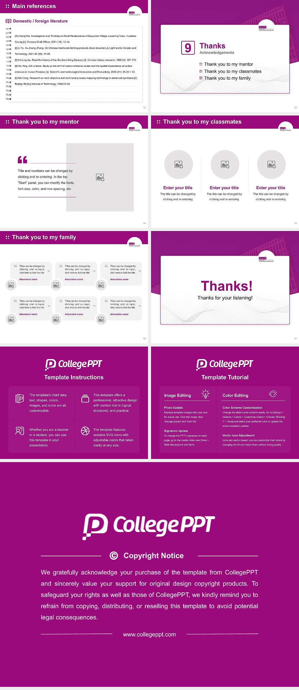 Kiel University Graduation Thesis Defense PPT Template4:3 ratio PPT effect preview image7