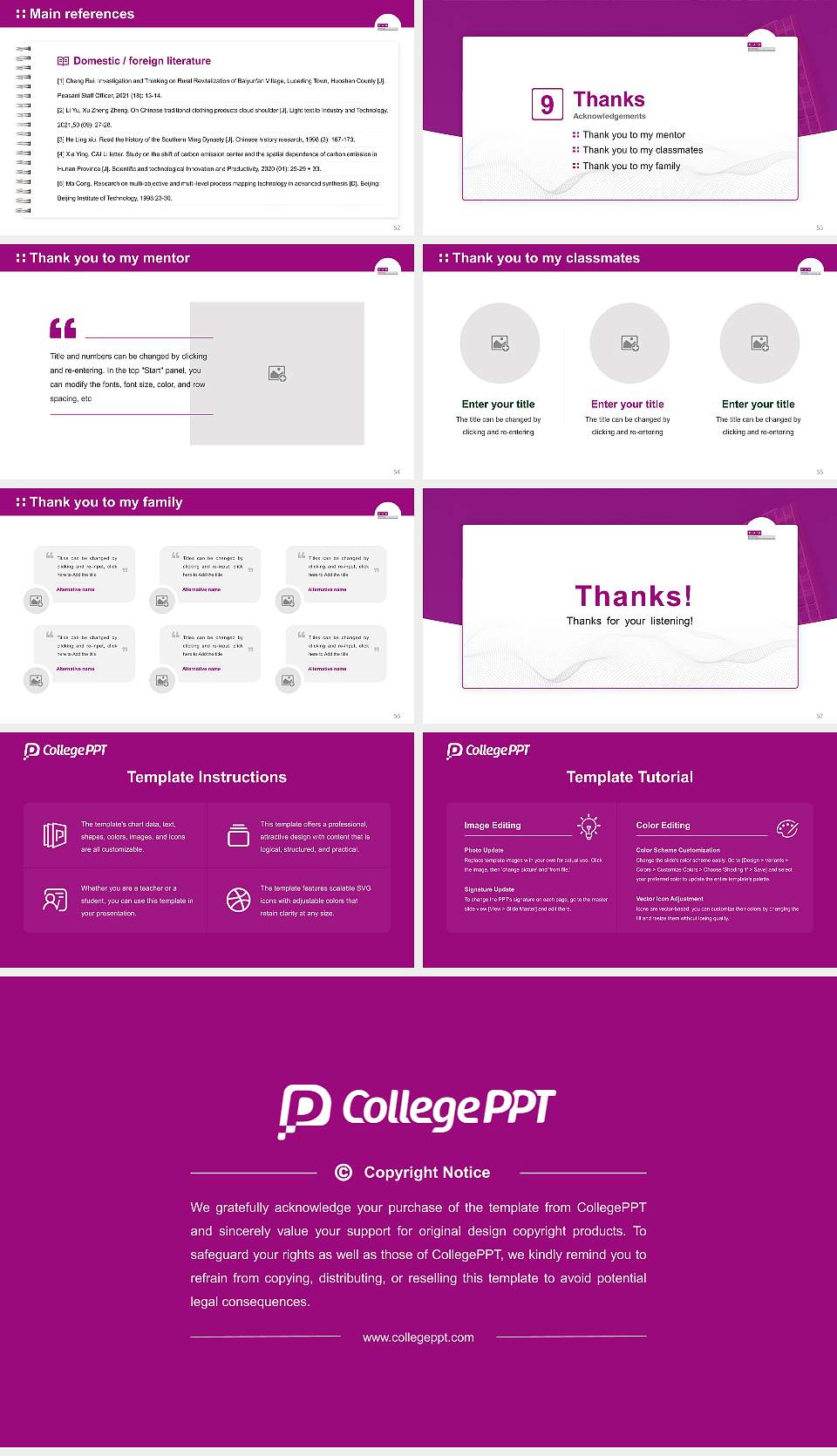 Kiel University Graduation Thesis Defense PPT Template16:9 ratio PPT effect preview image7