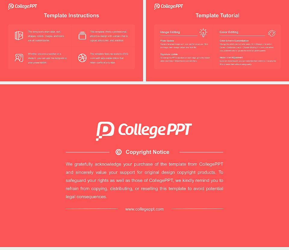 Munich University of Applied Sciences Course/Courseware Creation PPT Template16:9 ratio PPT effect preview image5