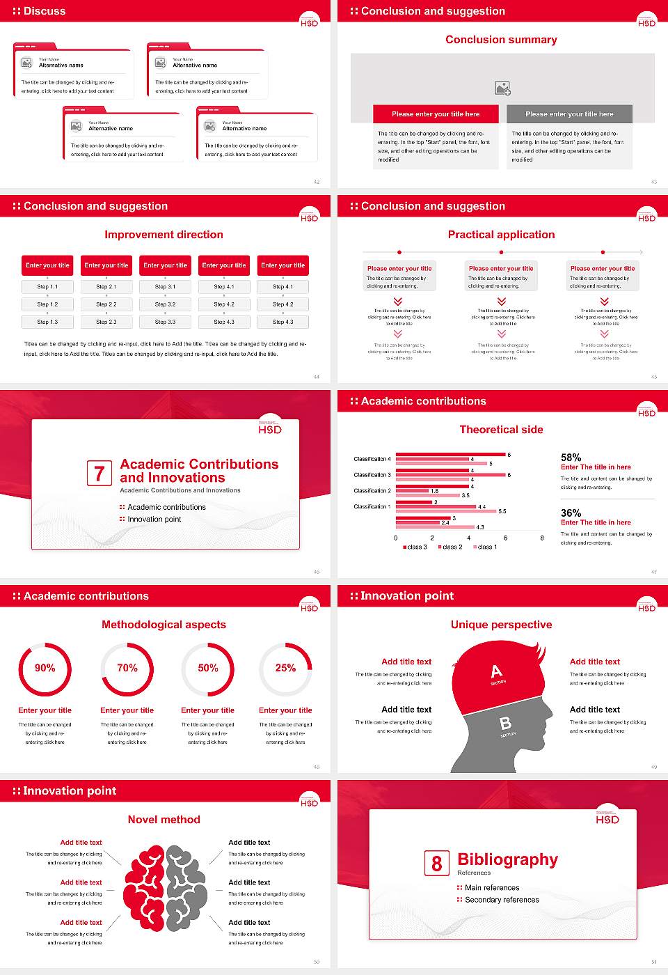 Hochschule Düsseldorf Graduation Thesis Defense PPT Template16:9 ratio PPT effect preview image6