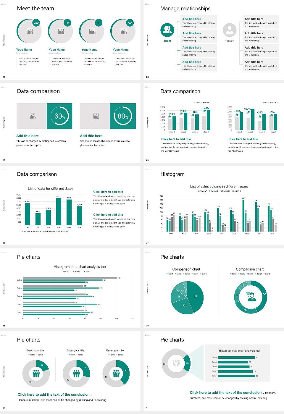 MSH Medical School Hamburg Competition/Entrepreneurship Contest PPT Template16:9 ratio PPT effect preview image4