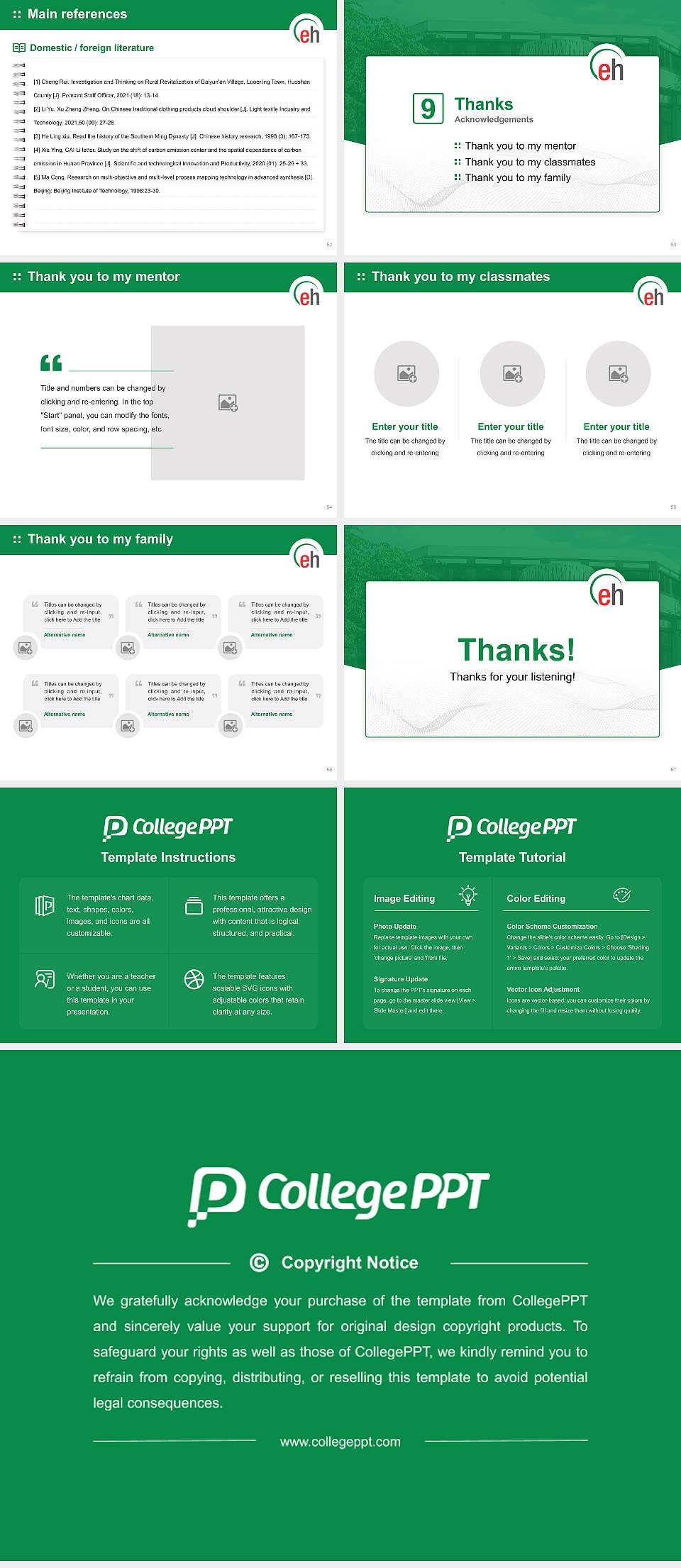 Protestant University of Applied Sciences Ludwigsburg Graduation Thesis Defense PPT Template4:3 ratio PPT effect preview image7