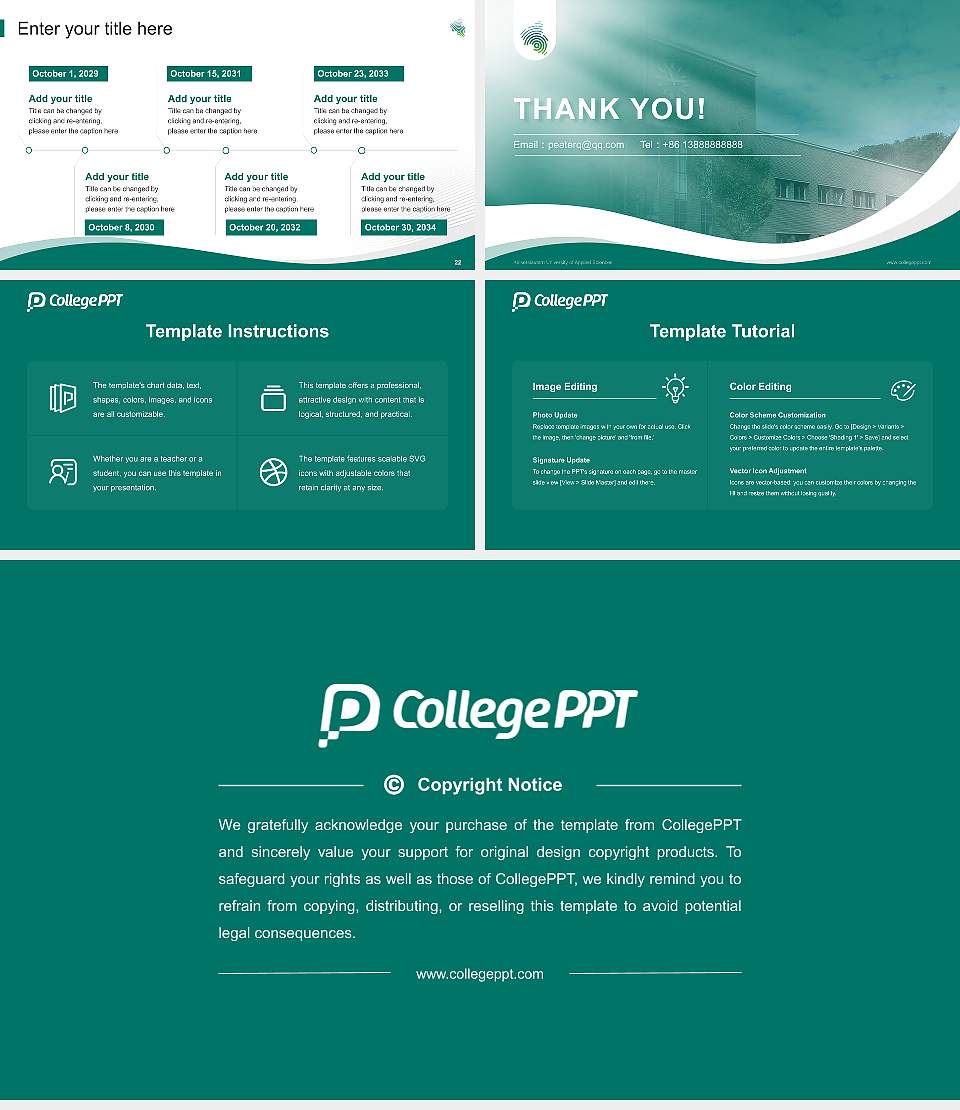 Kaiserslautern University of Applied Sciences Lecture Sharing and Networking Event PPT Template16:9 ratio PPT effect preview image4