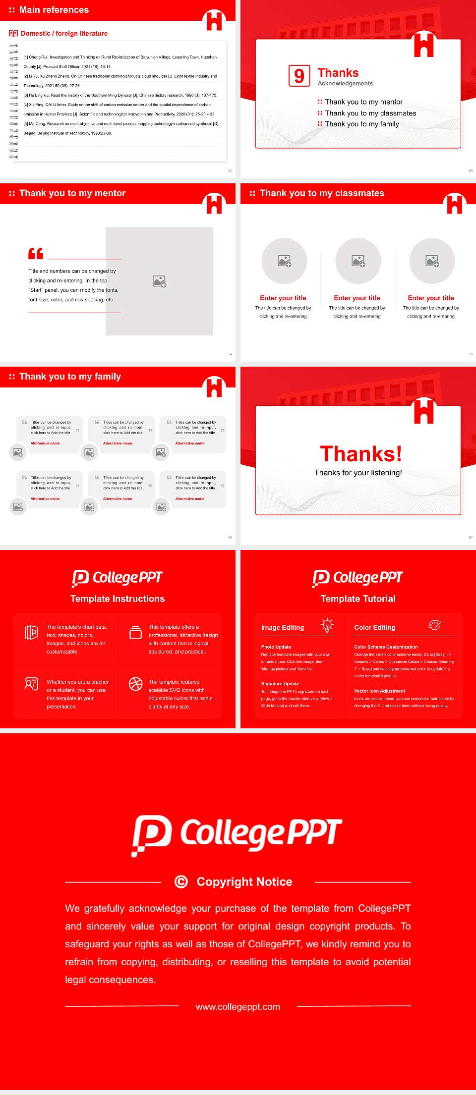 Offenburg University of Applied Sciences Graduation Thesis Defense PPT Template4:3 ratio PPT effect preview image7
