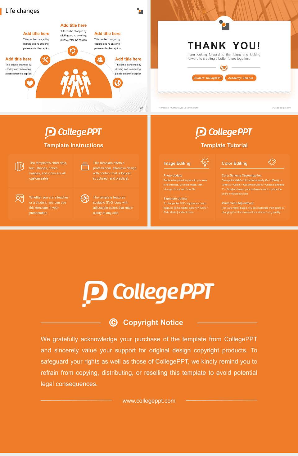 International Psychoanalytic University Berlin National Scholarship Defense PPT Template4:3 ratio PPT effect preview image4