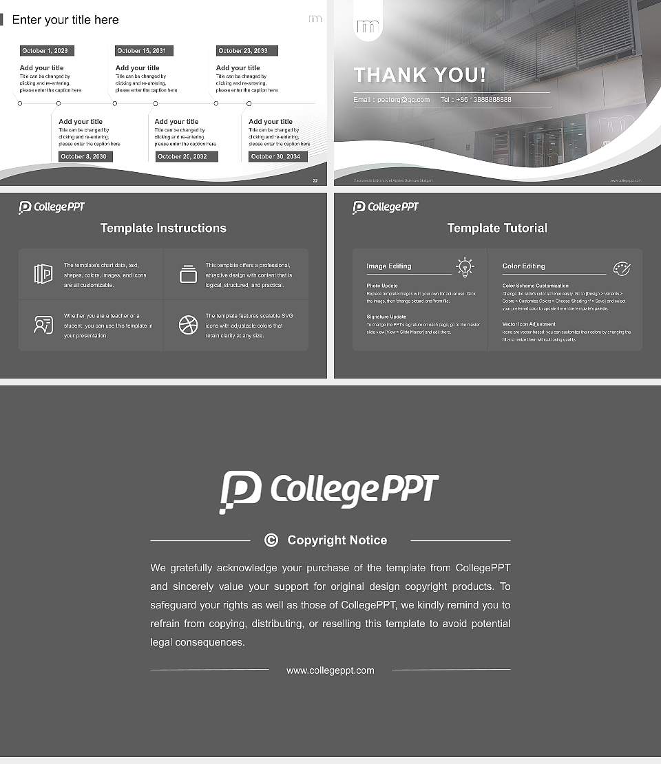 Macromedia University of Applied Sciences Stuttgart Lecture Sharing and Networking Event PPT Template16:9 ratio PPT effect preview image4
