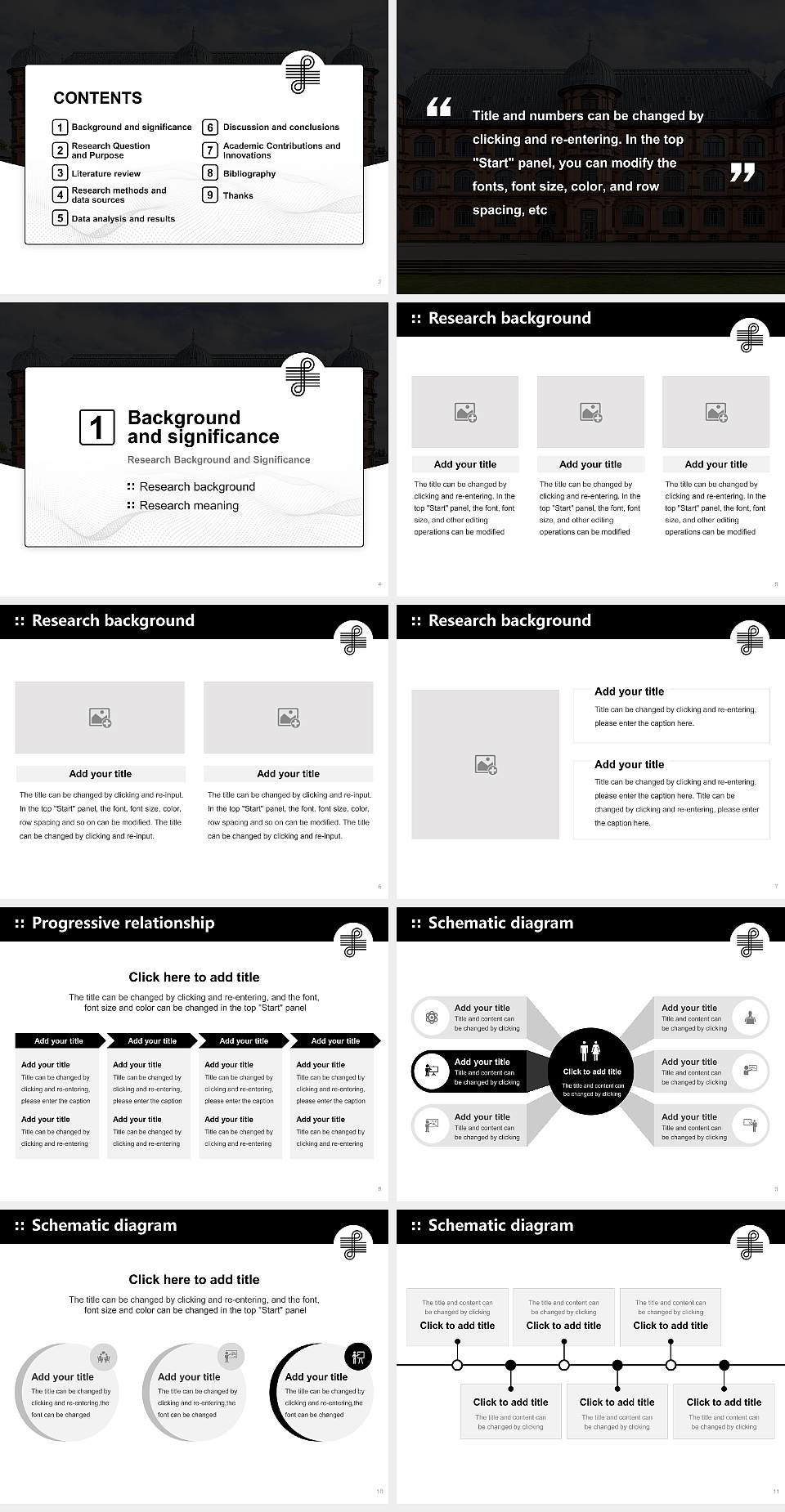 Karlsruhe University of Music Graduation Thesis Defense PPT Template4:3 ratio PPT effect preview image2