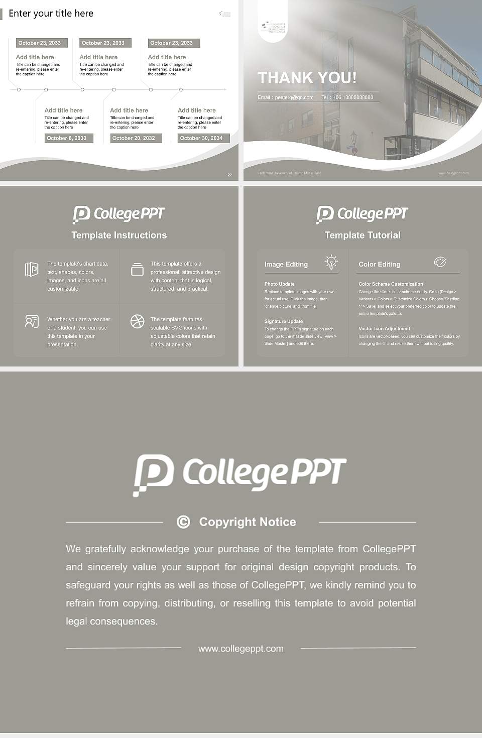 Protestant University of Church Music Halle Lecture Sharing and Networking Event PPT Template4:3 ratio PPT effect preview image4