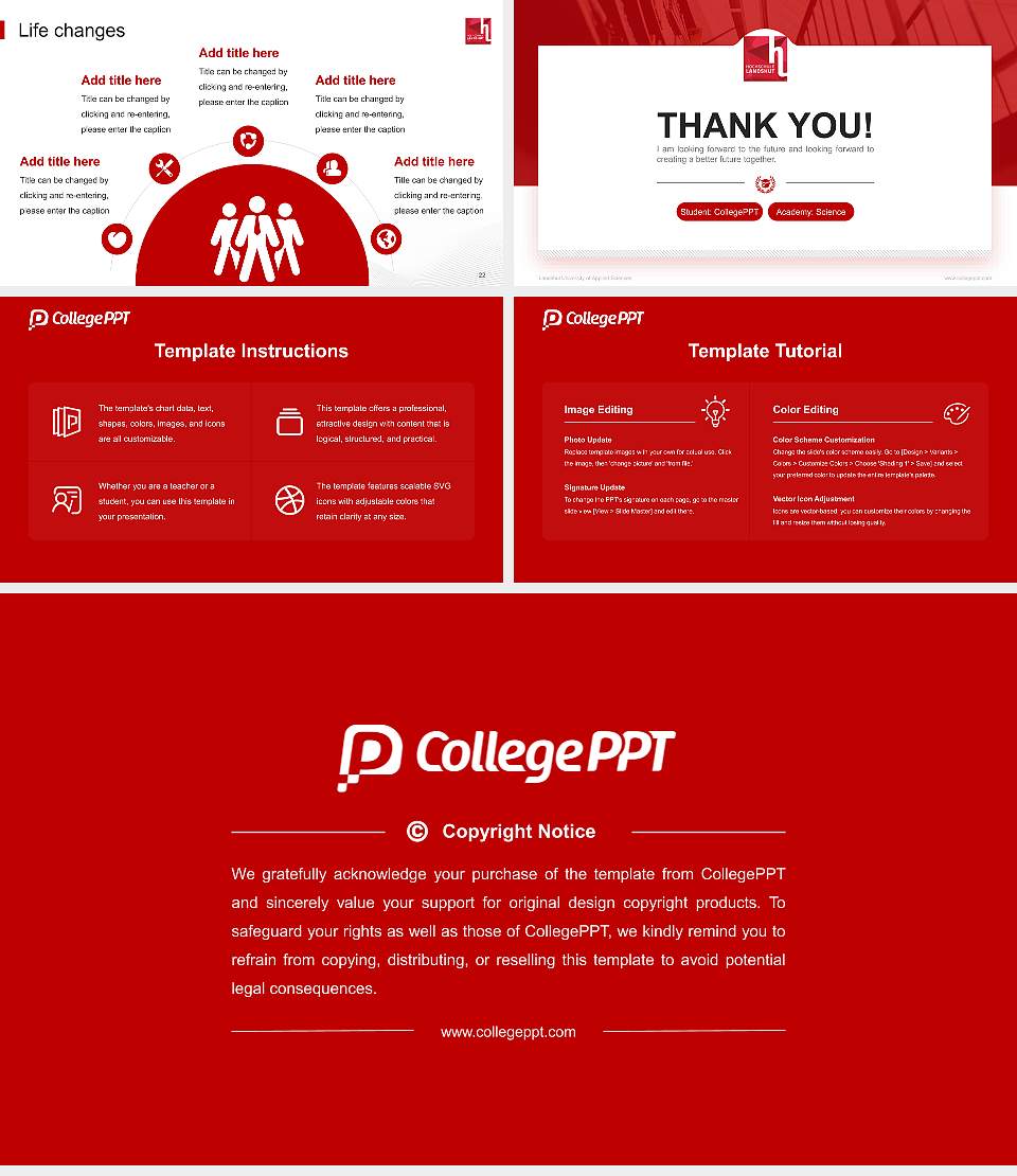Landshut University of Applied Sciences National Scholarship Defense PPT Template16:9 ratio PPT effect preview image4