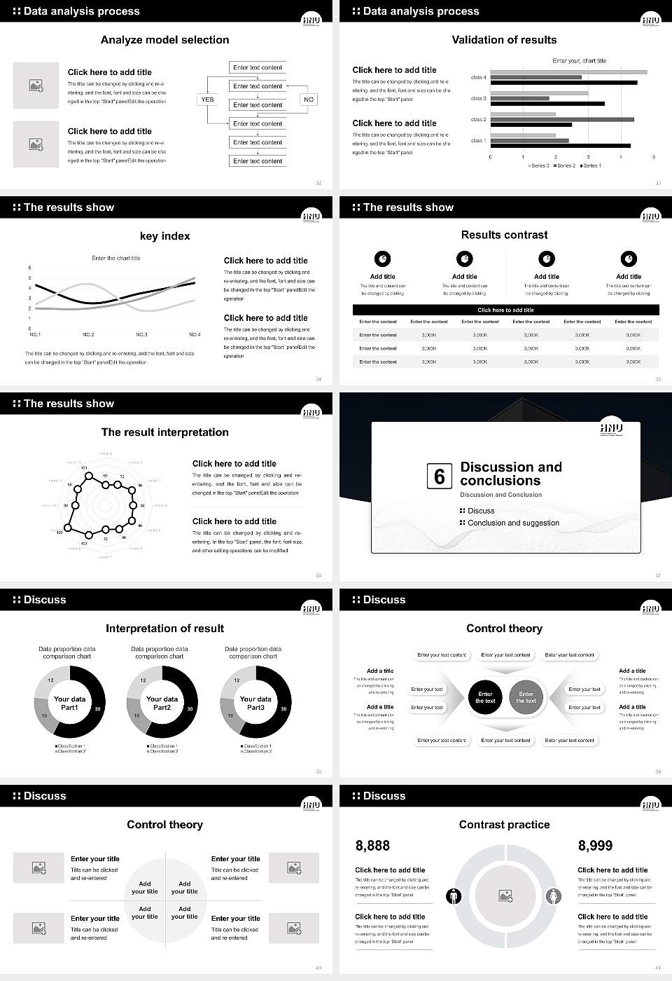 Neu-Ulm University of Applied Sciences Graduation Thesis Defense PPT Template16:9 ratio PPT effect preview image5
