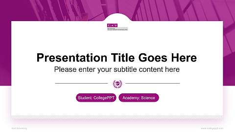 Kiel University National Scholarship Defense PPT Template