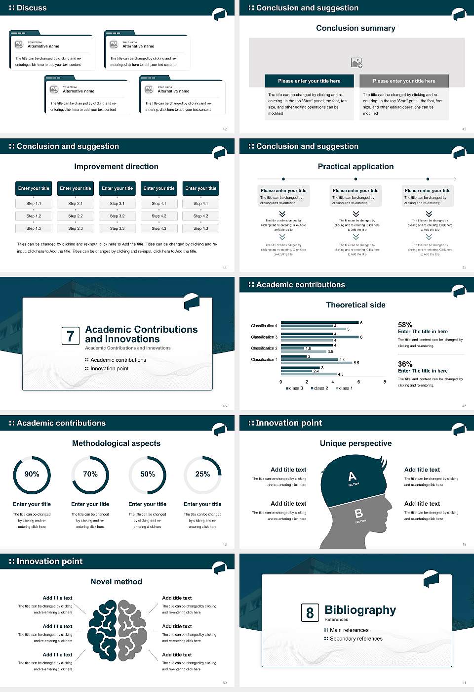 Media University of Applied Sciences Graduation Thesis Defense PPT Template16:9 ratio PPT effect preview image6
