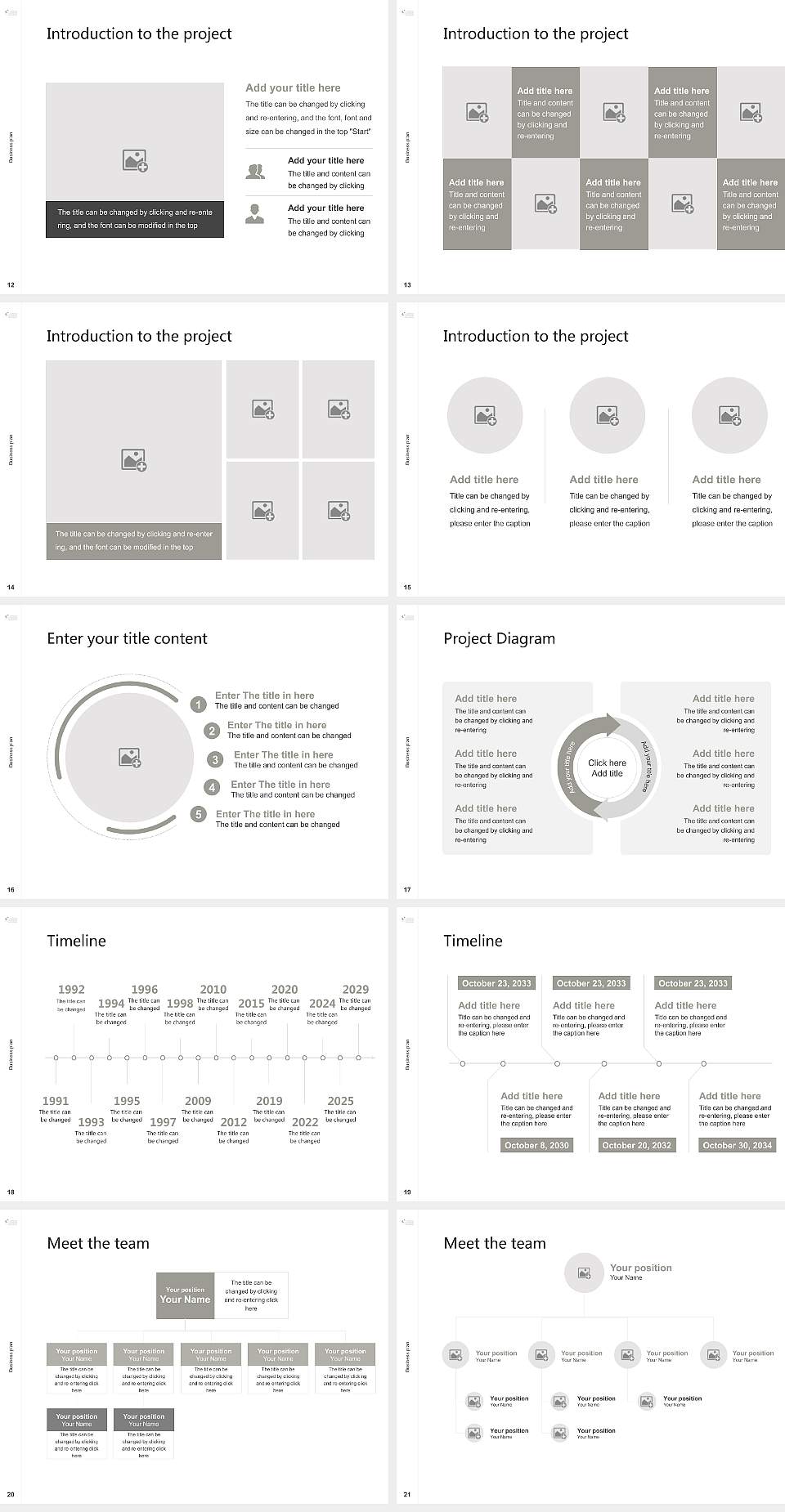 Protestant University of Church Music Halle Competition/Entrepreneurship Contest PPT Template4:3 ratio PPT effect preview image3