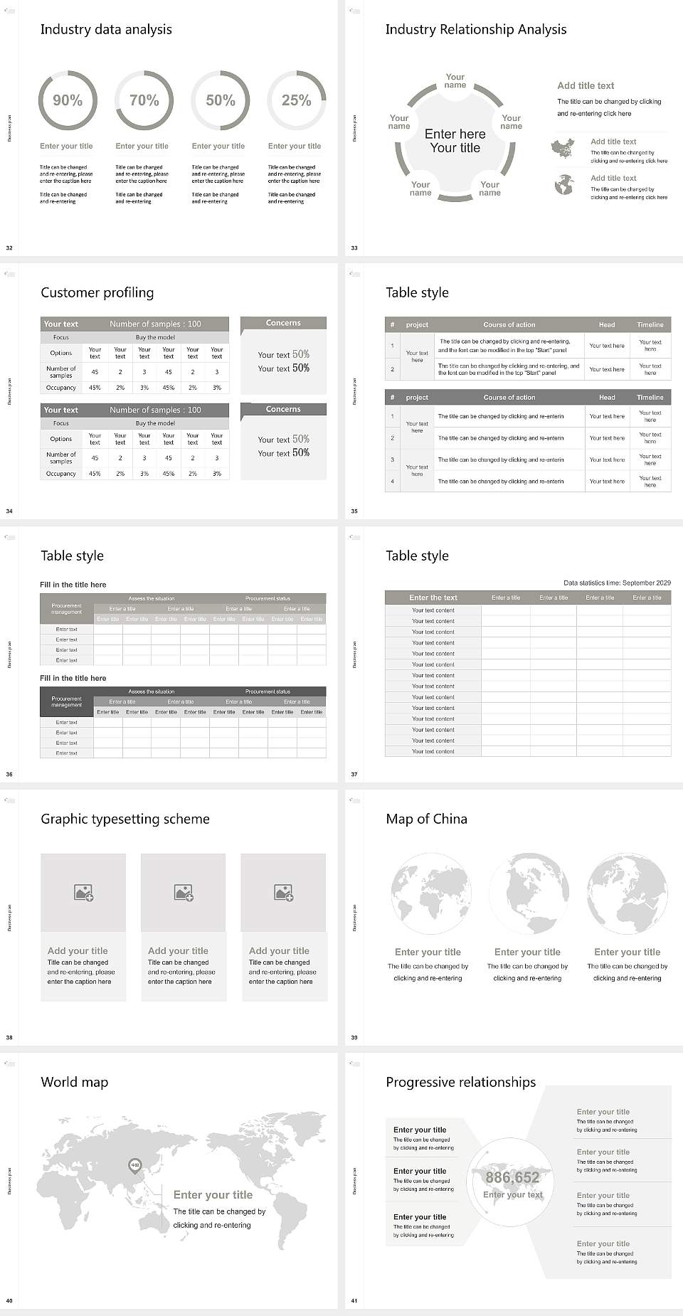 Protestant University of Church Music Halle Competition/Entrepreneurship Contest PPT Template4:3 ratio PPT effect preview image5