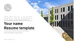 Leipzig University – Jahnallee campus Resume Templat PPT