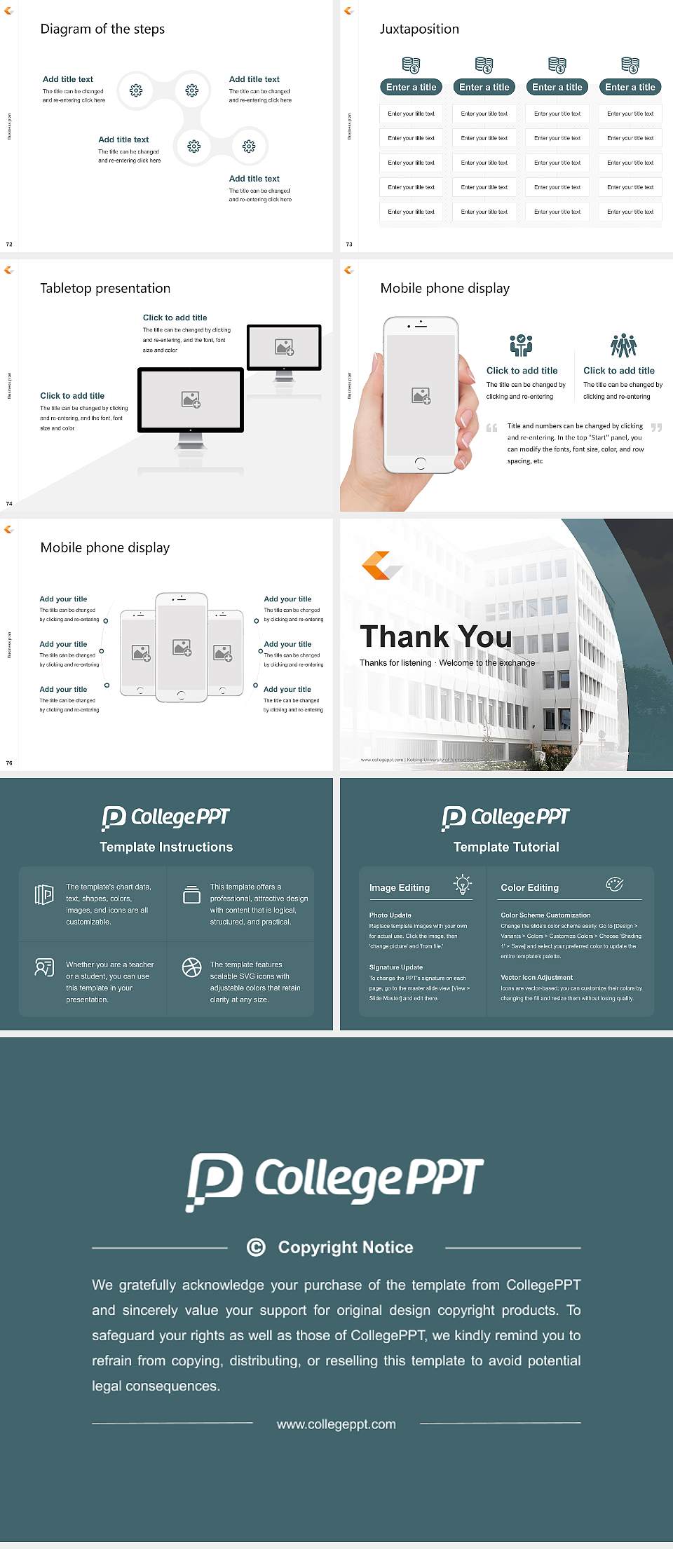 Kolping University of Applied Sciences Competition/Entrepreneurship Contest PPT Template4:3 ratio PPT effect preview image9