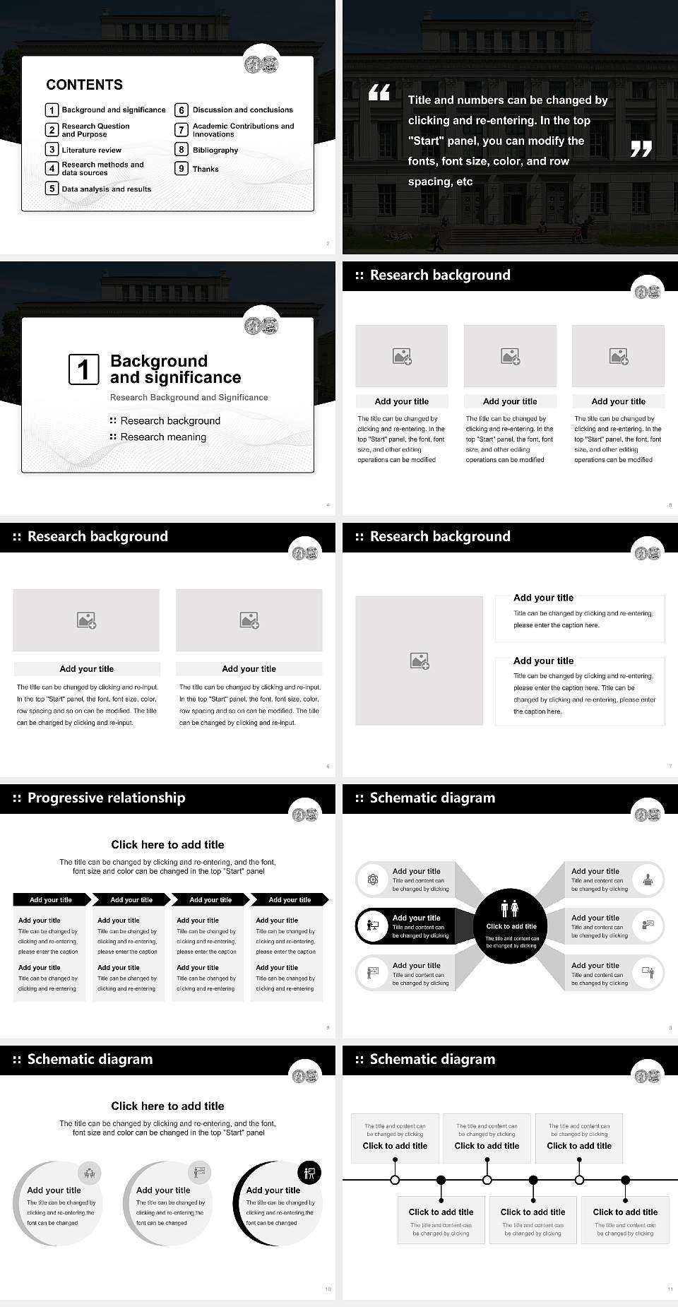 Martin Luther University Halle-Wittenberg Graduation Thesis Defense PPT Template4:3 ratio PPT effect preview image2
