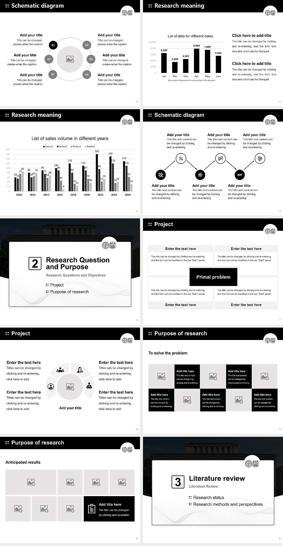 Martin Luther University Halle-Wittenberg Graduation Thesis Defense PPT Template4:3 ratio PPT effect preview image3