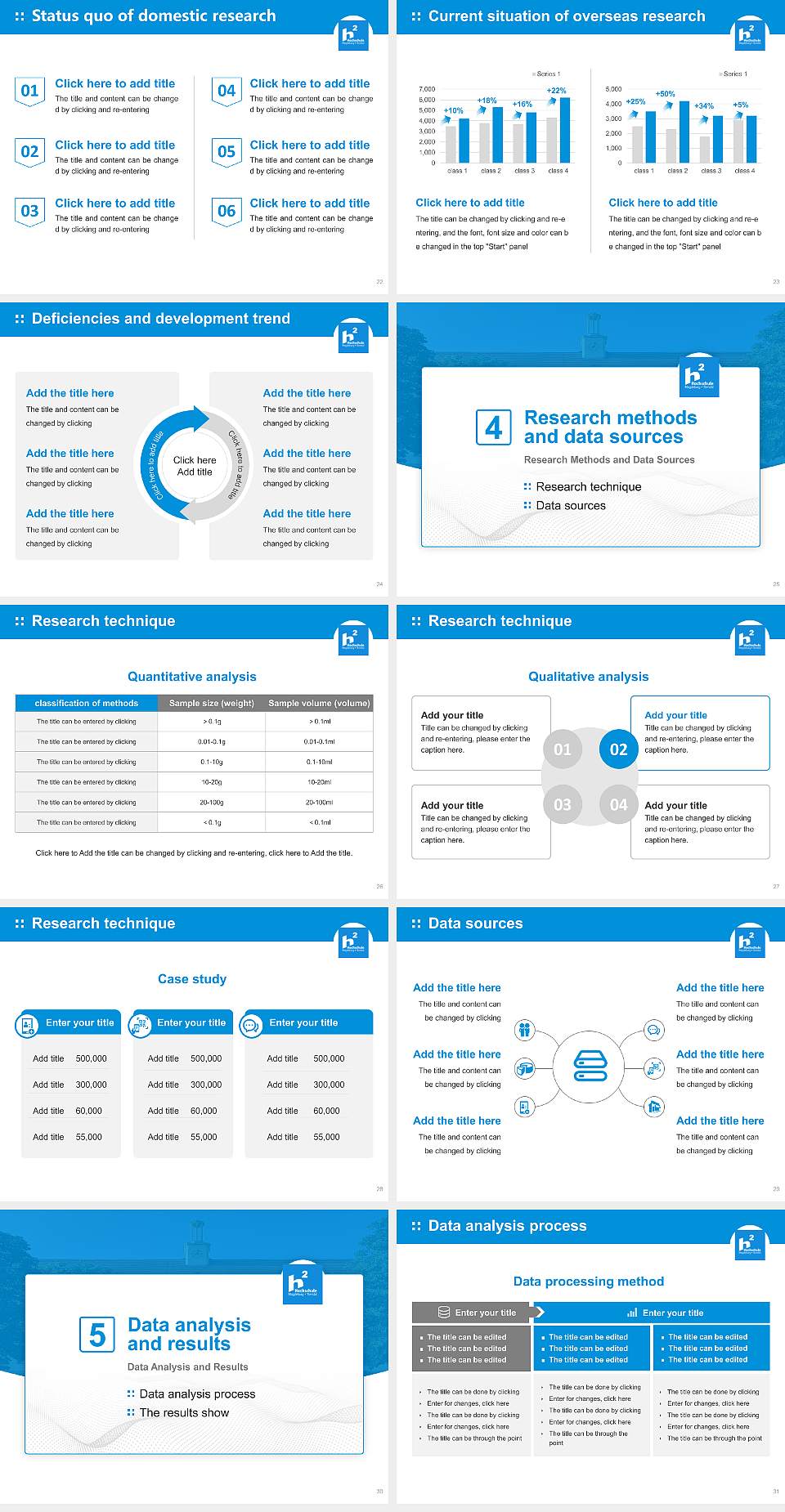 Magdeburg-Stendal University of Applied Sciences Graduation Thesis Defense PPT Template4:3 ratio PPT effect preview image4