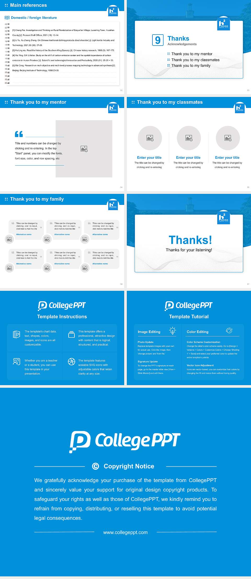 Magdeburg-Stendal University of Applied Sciences Graduation Thesis Defense PPT Template4:3 ratio PPT effect preview image7