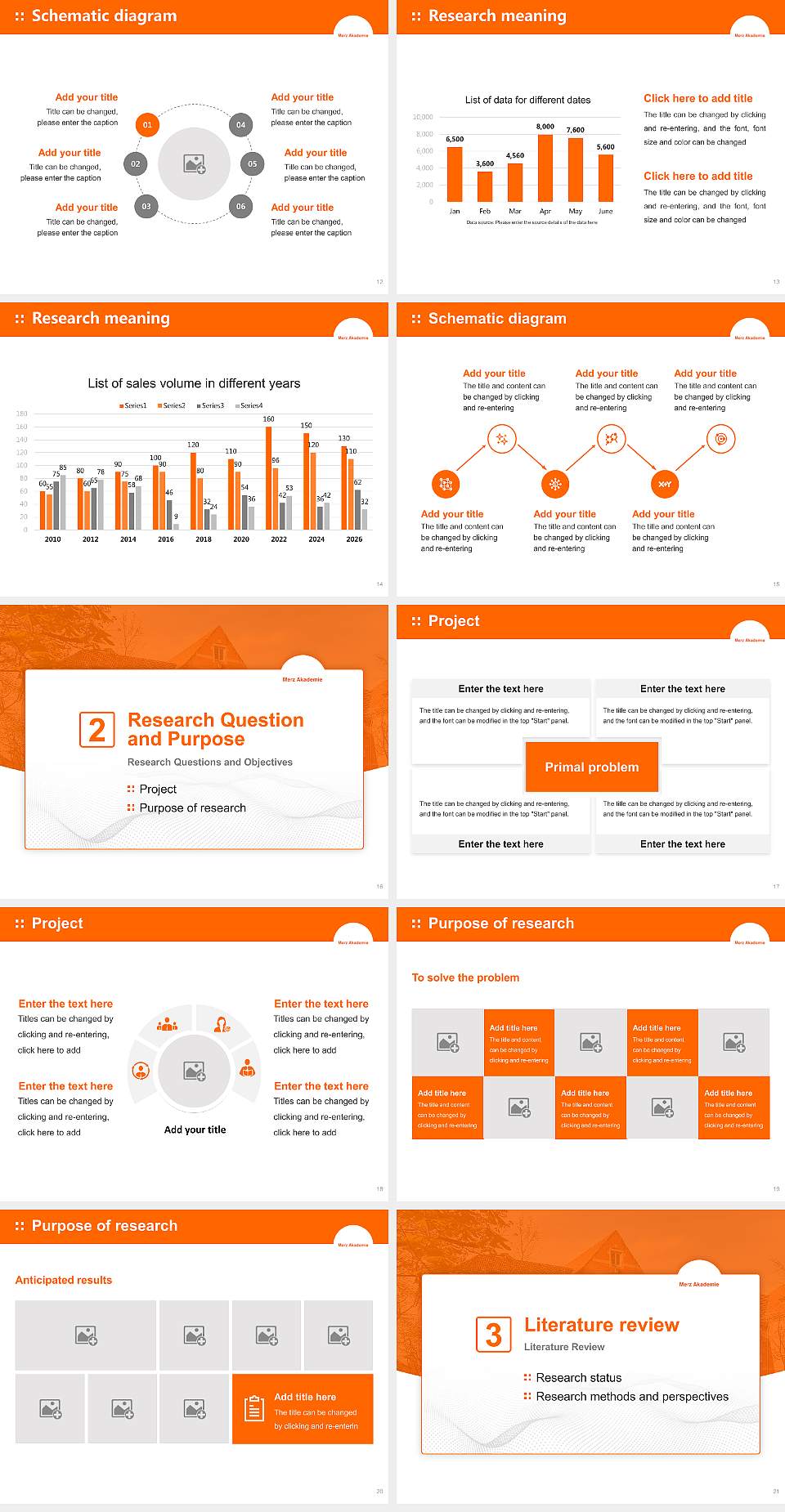 Merz Academy – University of Design, Art and Media, Stuttgart Graduation Thesis Defense PPT Template4:3 ratio PPT effect preview image3