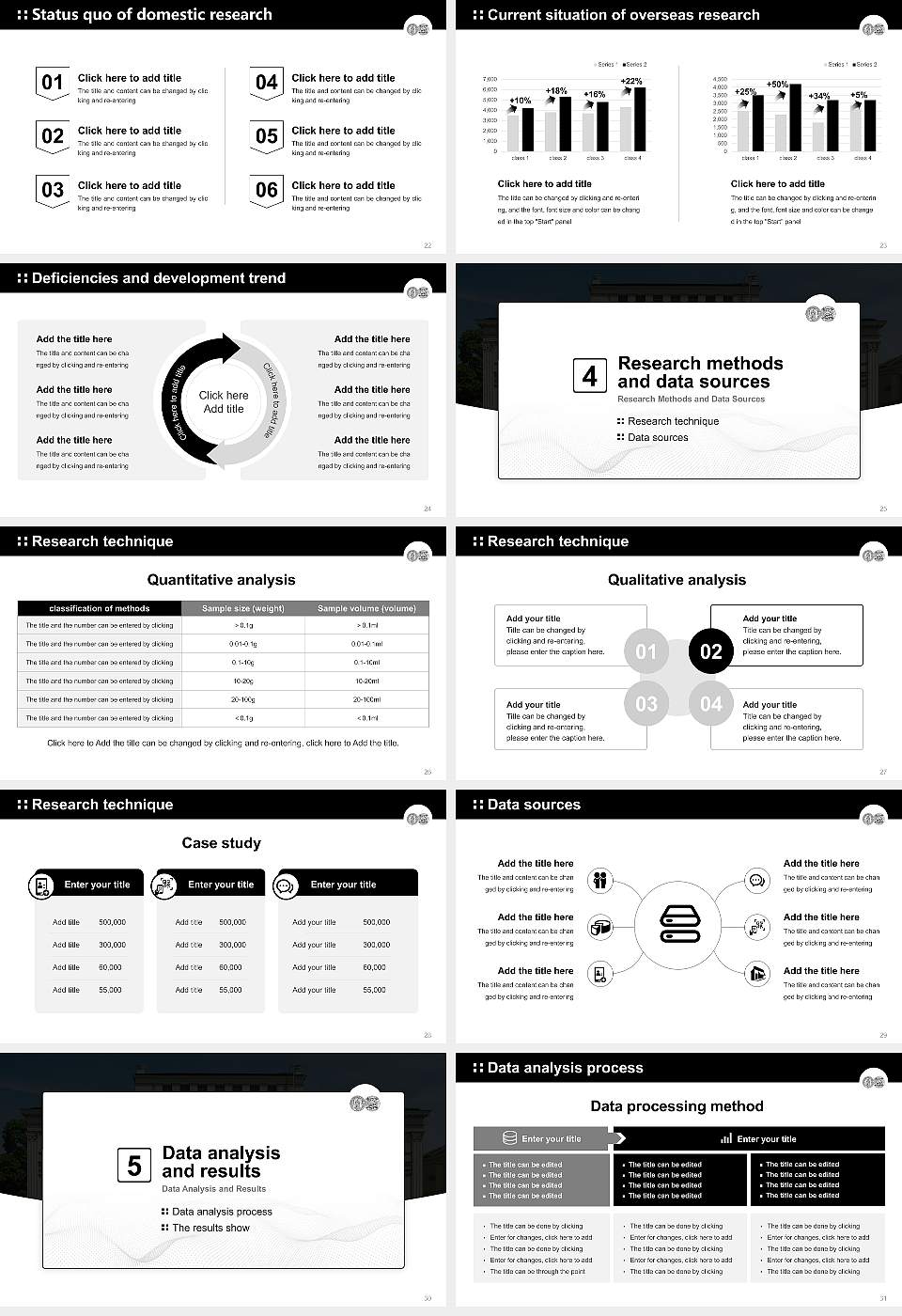 Martin Luther University Halle-Wittenberg Graduation Thesis Defense PPT Template16:9 ratio PPT effect preview image4