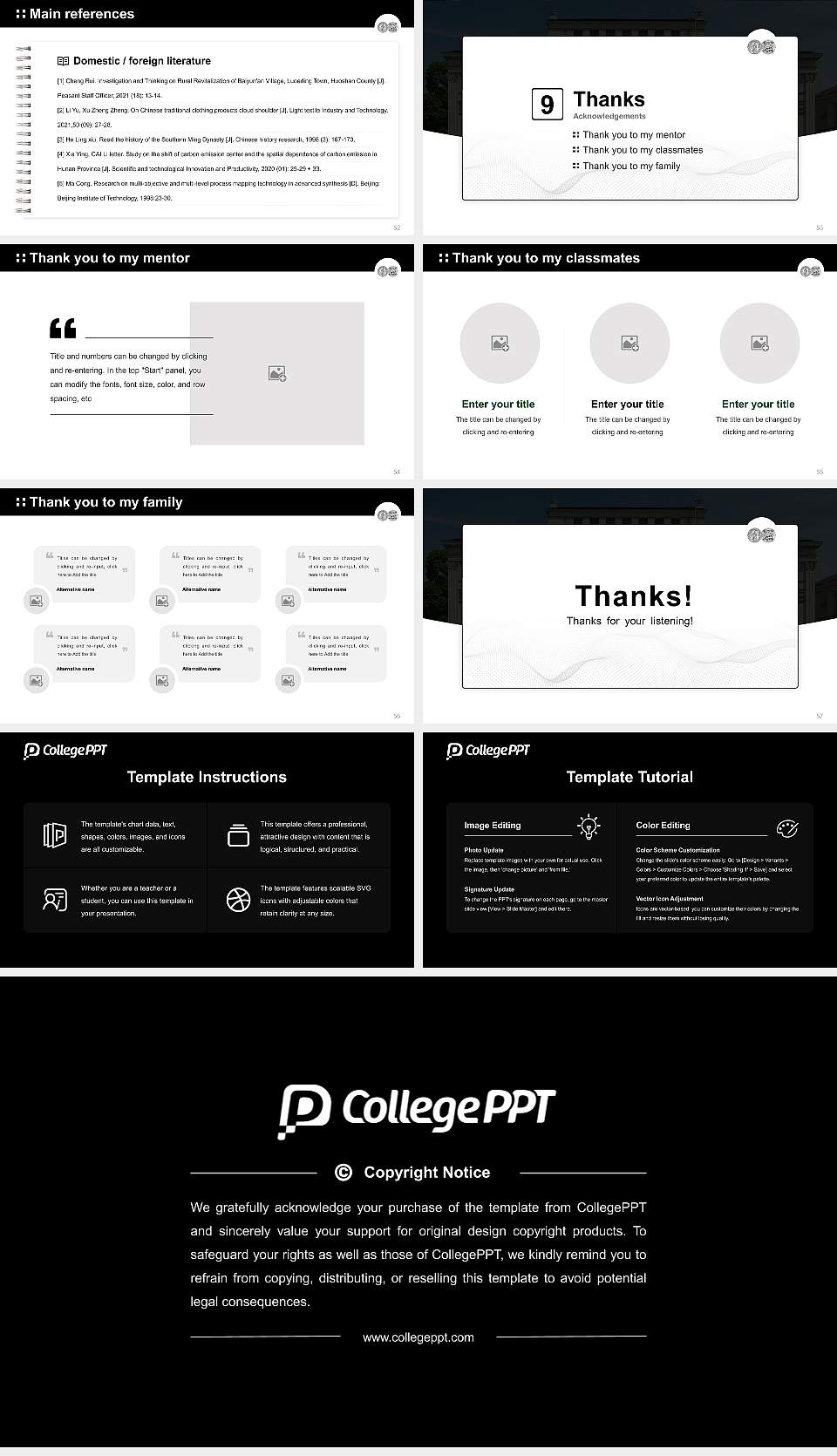Martin Luther University Halle-Wittenberg Graduation Thesis Defense PPT Template16:9 ratio PPT effect preview image7