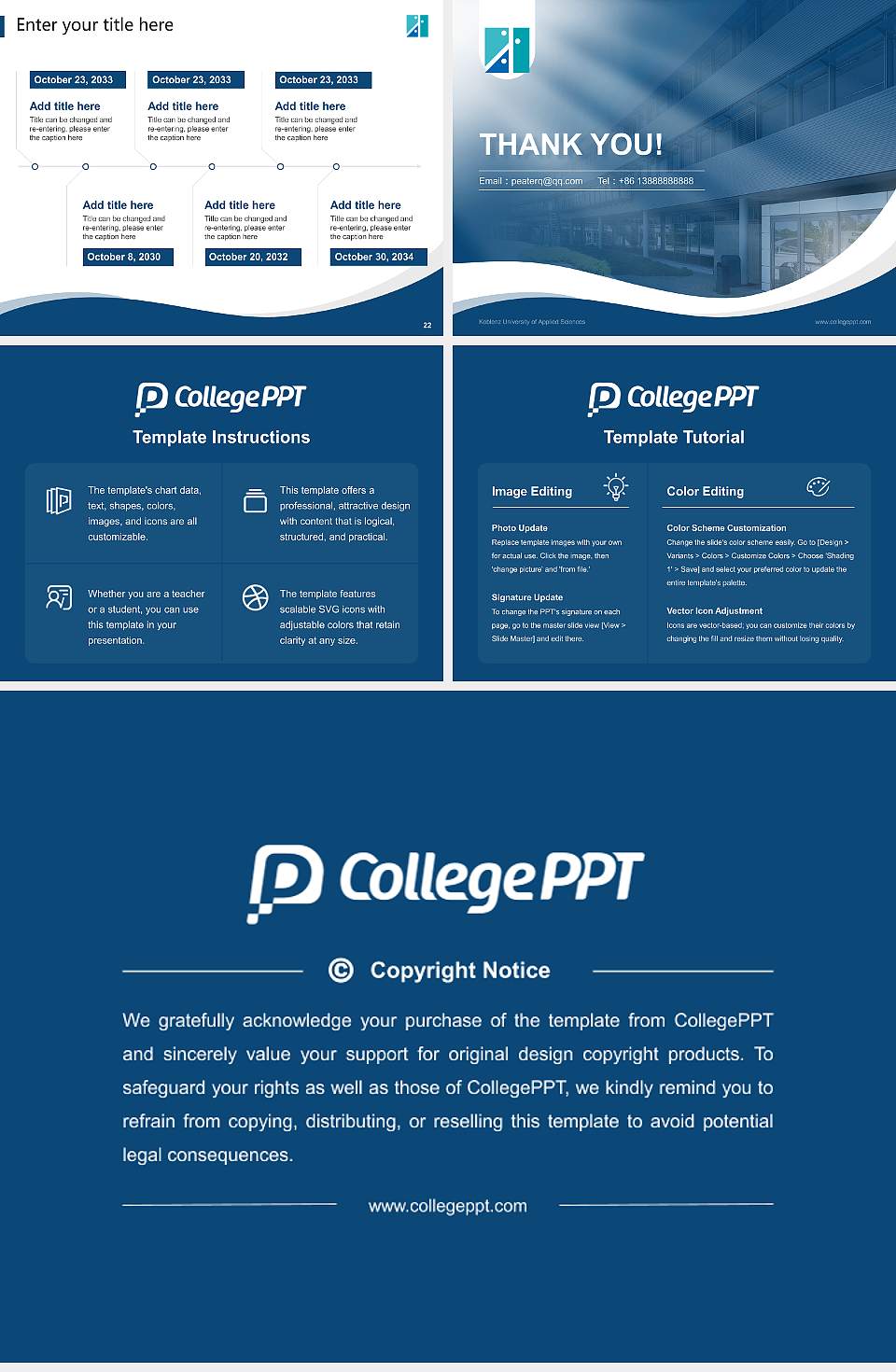 Koblenz University of Applied Sciences Lecture Sharing and Networking Event PPT Template4:3 ratio PPT effect preview image4