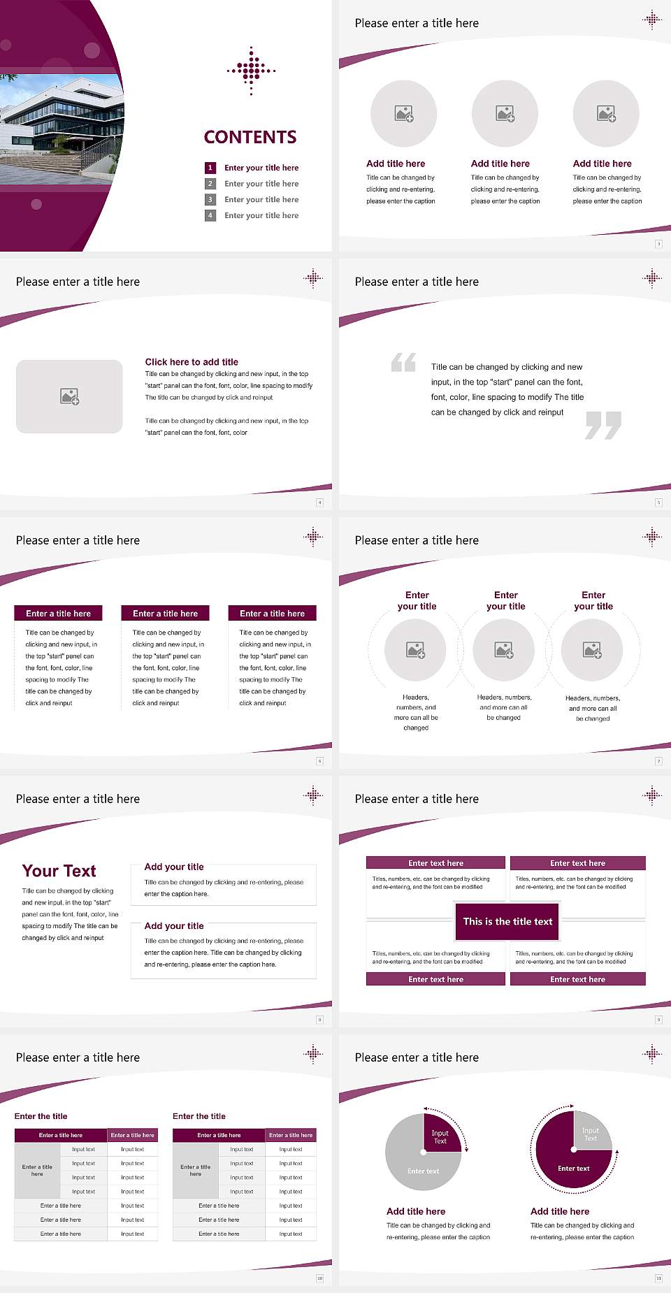 Protestant University of Applied Sciences Freiburg Course/Courseware Creation PPT Template4:3 ratio PPT effect preview image2