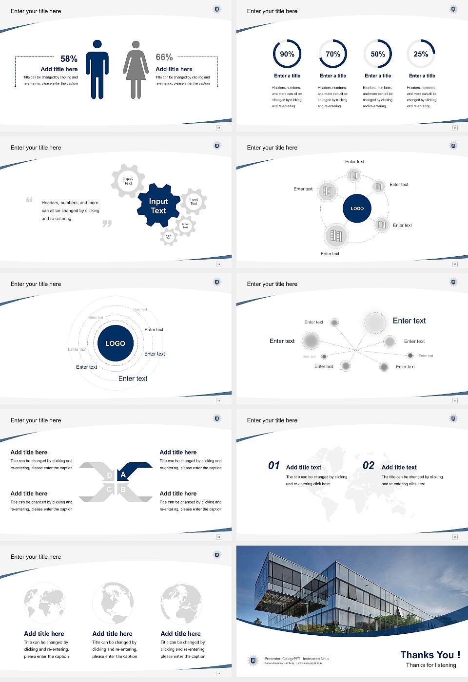 Police Academy Hamburg Course/Courseware Creation PPT Template16:9 ratio PPT effect preview image4