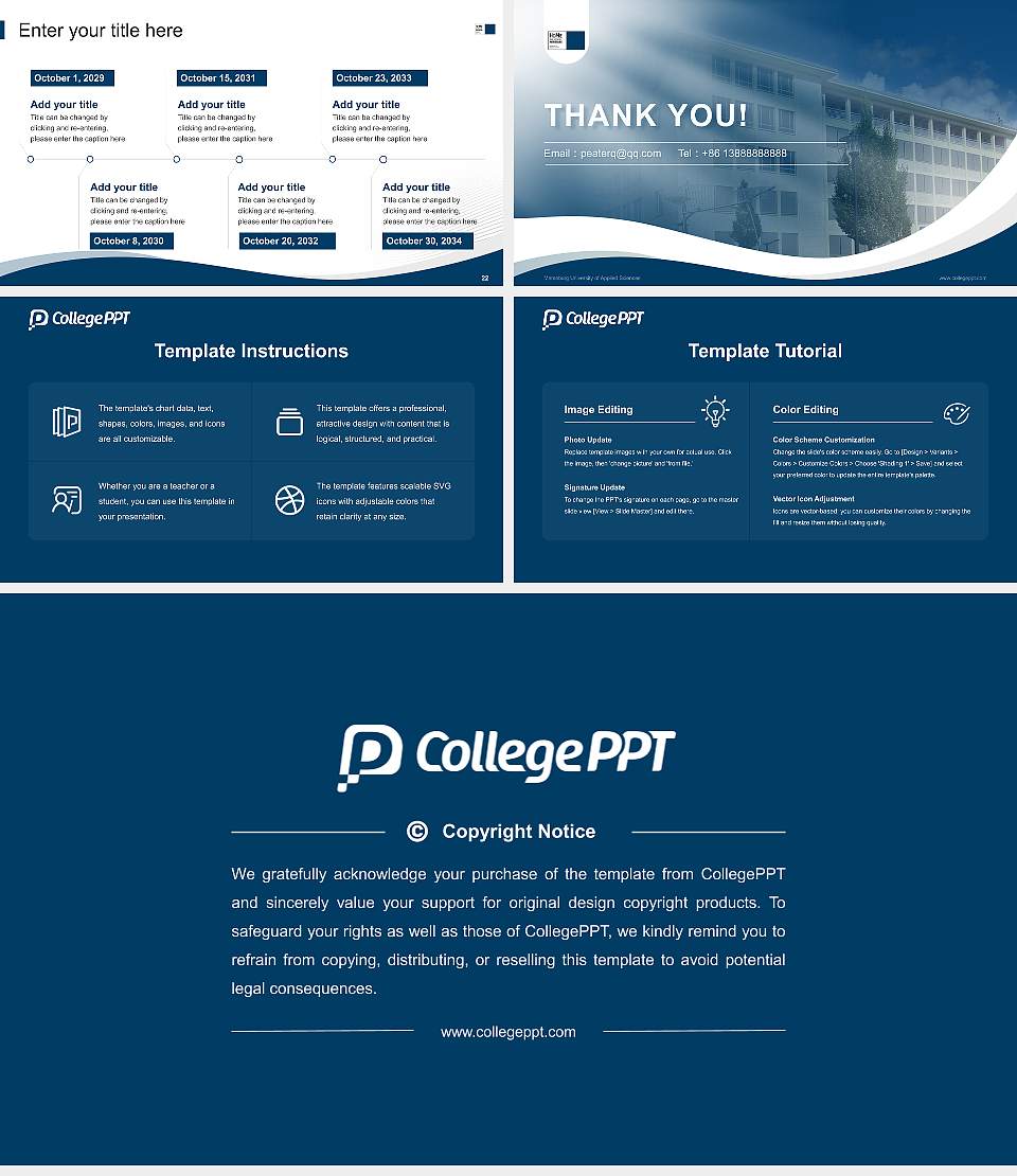 Merseburg University of Applied Sciences Lecture Sharing and Networking Event PPT Template16:9 ratio PPT effect preview image4