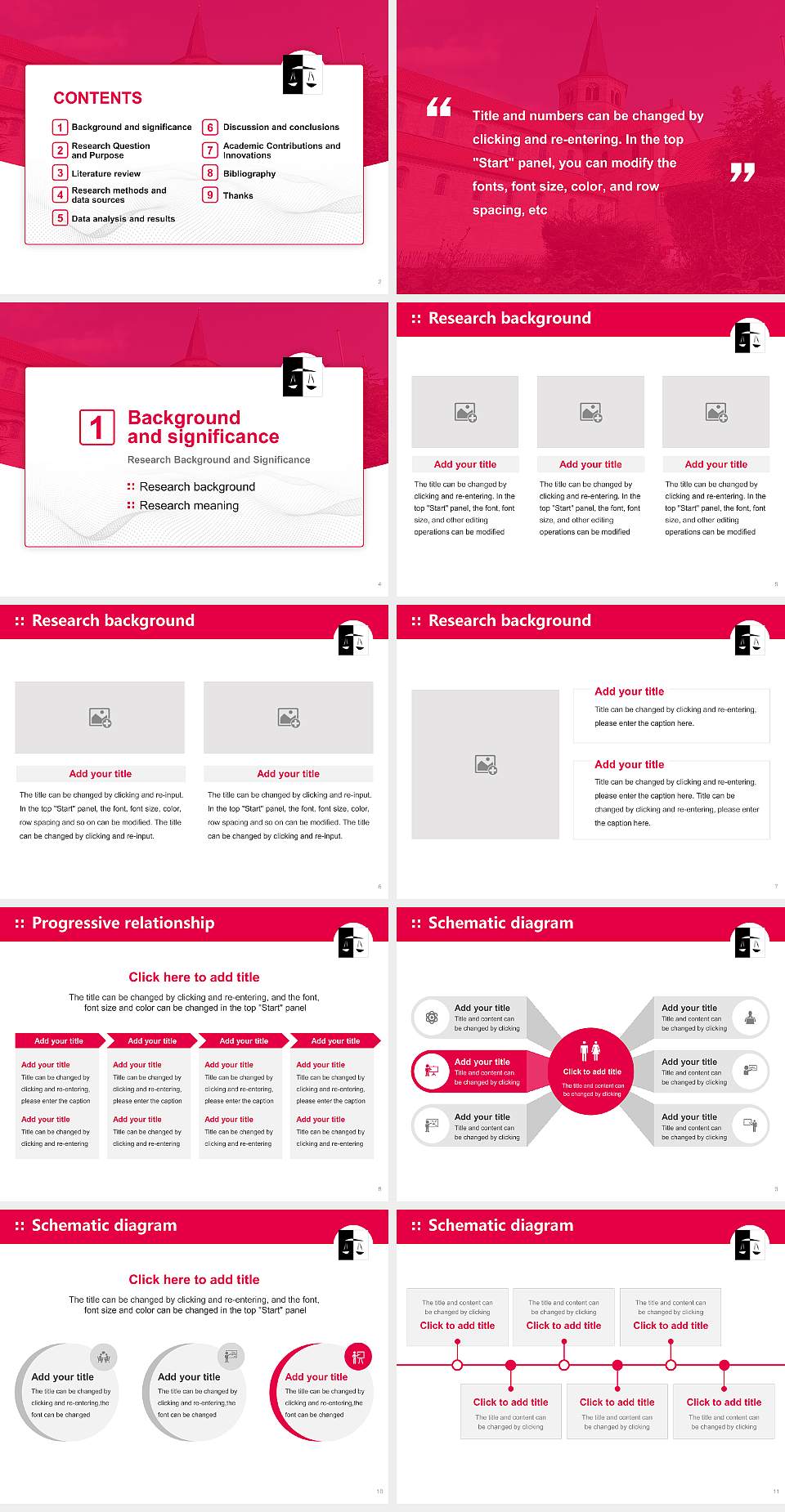 North German University of Justice – Lower Saxony Graduation Thesis Defense PPT Template4:3 ratio PPT effect preview image2