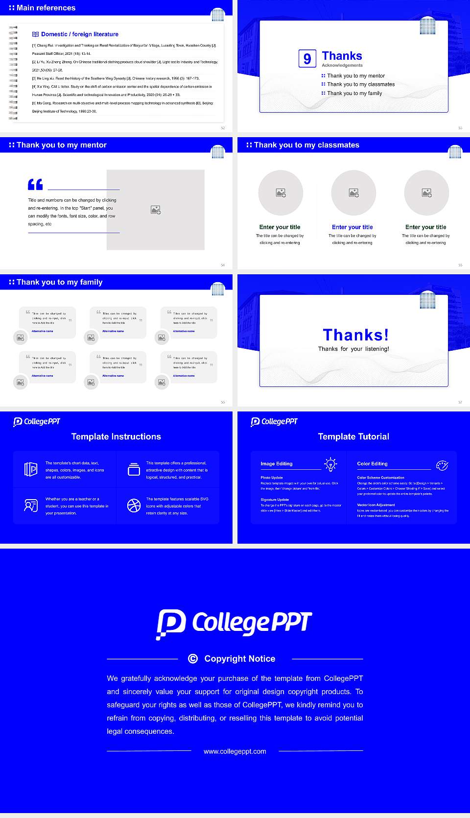Mannheim University of Applied Sciences Graduation Thesis Defense PPT Template16:9 ratio PPT effect preview image7
