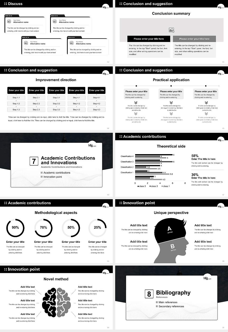 Offenbach University of Art and Design Graduation Thesis Defense PPT Template16:9 ratio PPT effect preview image6